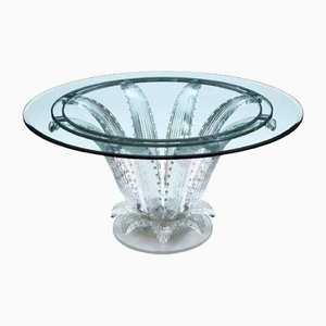 Crystal Cactus Table by Marc Lalique, 1951