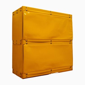 Softline Wall Cabinet in Yellow by Otto Zapf for Zapf Design, 1960s