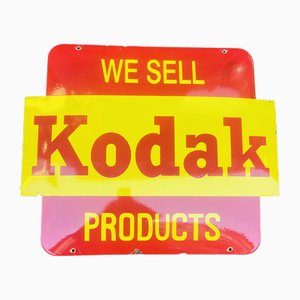 Vintage Enamel Kodak Sign
