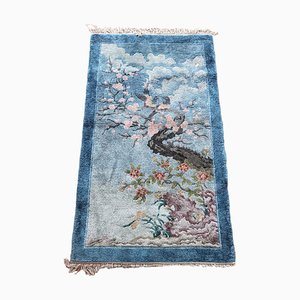 Tapis Vintage Love Birds, Chine, Début du 20ème Siècle