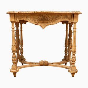 Neo-Renaissance Style Walnut Coffee Table, 19th Century