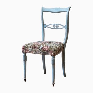 Blauer Vintage Stuhl, 1950er