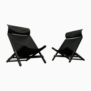 Set of Postmodern Minimalist Model Hestra Folding Chairs by Tord Björklund for Ikea, 1980s