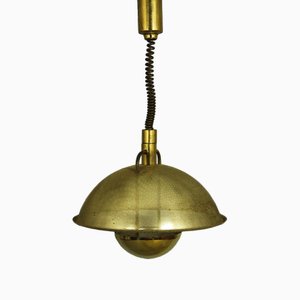 Brass Pendant Light by WKR, 1970s