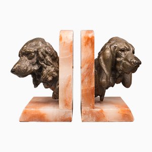 French Animalier Bookends in Onyx, 1890s, Set of 2
