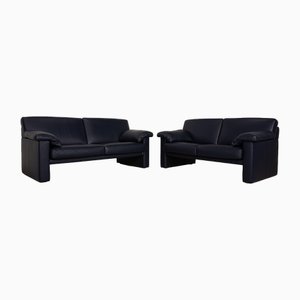 Erpo CL 300 Drei-Sitzer Sofas aus Leder, 2er Set
