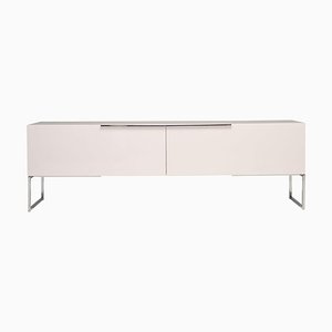 hite Glossy Athos Wide Sideboard by Paolo Piva for B&B Italia, 2000s