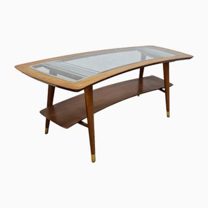 Mesa de centro italiana Mid-Century de Cesare Lacca para Cassina, años 50