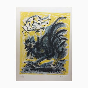 Edouard Pignon, Le Coq, 1958, Grabado en color original