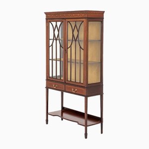 Sheraton Cabinet Antique Bookcase, 1880s