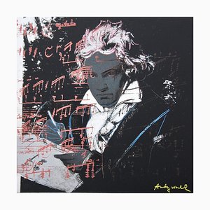 Lithographie Andy Warhol, Beethoven, 1980s