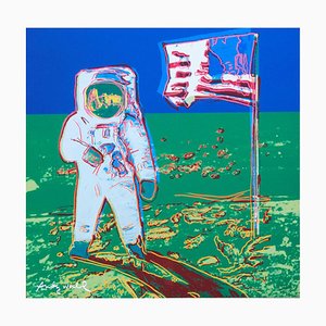 Andy Warhol, Moonwalk Bleu-Vert, Lithographie