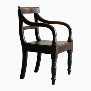 Georgianischer Carver Chair aus Eiche
