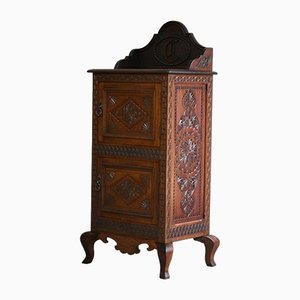 Anglo Indian Carved Cabinet in Teak