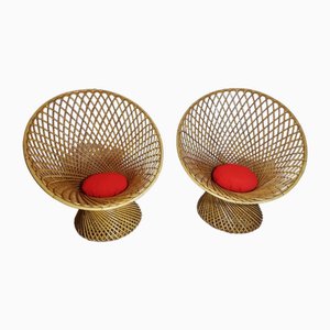 Set of Italian Model Primavera Armchairs by Franco Albini & Franca Helg for Bonacina, 1968