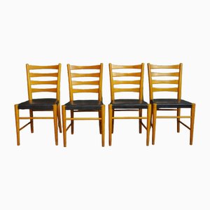 Teak Dining Chairs from Gemla Fabrikers, 1950s, Set of 4