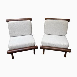 Low Chairs by Charlotte Perriand for Hotel La Cachette, Set of 2
