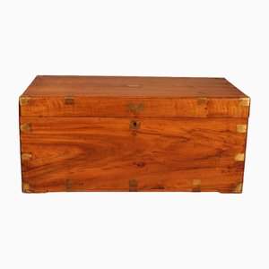 Campaign Chest in Camphor Wood, 19th Century