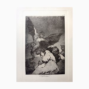 Francisco de Goya, Los Caprichos: Soplones, Radierung