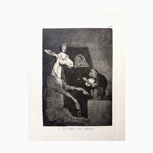 Francisco de Goya, Los Caprichos: Ni mas ni menos, Acquaforte