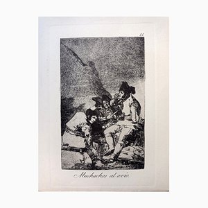 Francisco de Goya, Los Caprichos: Muchachos al avio, Radierung