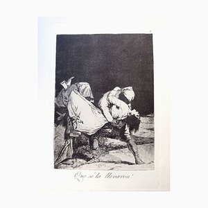 Francisco de Goya, Los Caprichos: Que se llevaron, Radierung