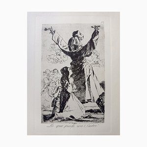 Francisco de Goya, Los Caprichos: Lo que puede un sastre, Aguafuerte