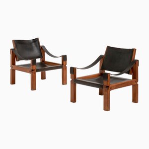 S10 Lounge Chairs by Pierre Chapo, Set of 2
