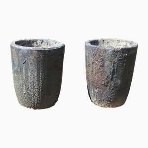 Foundry Crucibles, 1920s, Set of 2