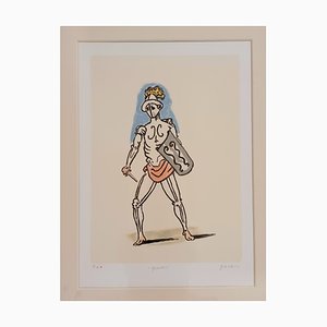 Giorgio De Chirico, Gladiatore, 1972, Litografía