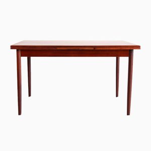 Danish Rosewood Extendable Dining Room Table, 1960s