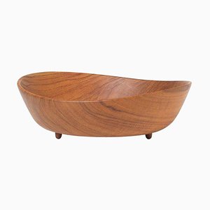 Teak Fruit Bowl with Toes by Finn Juhl attributed to Architectmade, Denmark, 1951