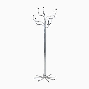 Coat Tree in Chromed Steel attributed to Sidse Werner for Fritz Hansen, Denmark, 1970s