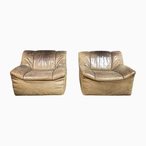 Vintage Leather Armchair from Musterring