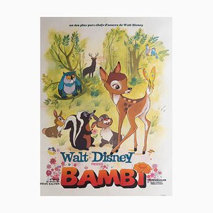 Poster del film Bambi Grande Film di Disney, anni '70