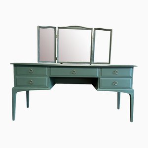 Vintage Dressing Table in Emerald Green