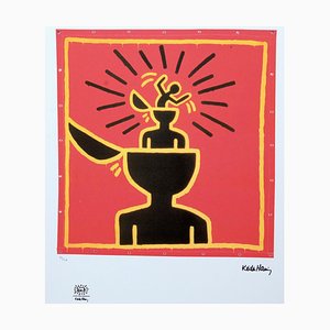 Keith Haring, Ideen, Ende des 20. Jahrhunderts, Druck