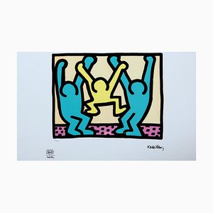 Keith Haring, Menschen, Ende des 20. Jahrhunderts, Druck
