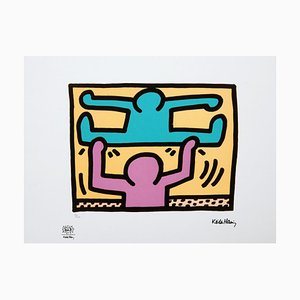 Keith Haring, gimnasia, de finales del siglo XX, imprimir