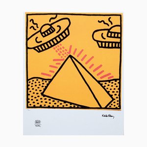 Keith Haring, Pyramid, Fine XX secolo, Stampa