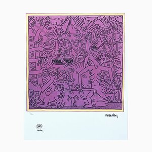 Keith Haring, Purple, Late 20th Century, Print
