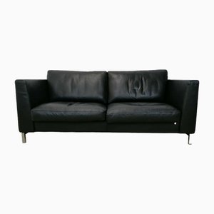 Erpo Sofa in Black Leather