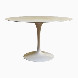 Vintage Tulip Tisch mit Marmor Pain von Eero Saarinen für Knoll