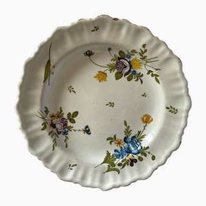 Moustiers Plate in Earthenware, 1700s