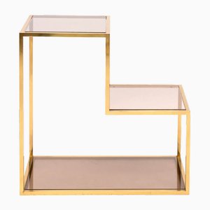 Table in Brass and Smoked Glass, 1960s