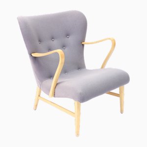 Fauteuil Courbé Moderne, Suède, 1940s