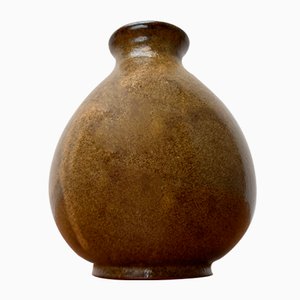 Mid-Century German Minimalist Studio Pottery Vase by Gudrun Friedrich, Rügen