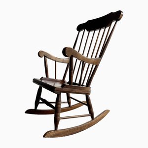 Rocking Chair Vintage en Bois