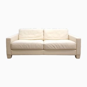 Beige Leather Ds 17 3-Seater Sofa from de Sede