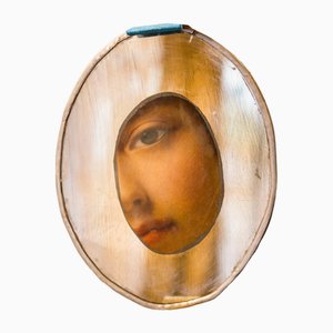 Silberner Lei Spiegel von Unique Mirrors